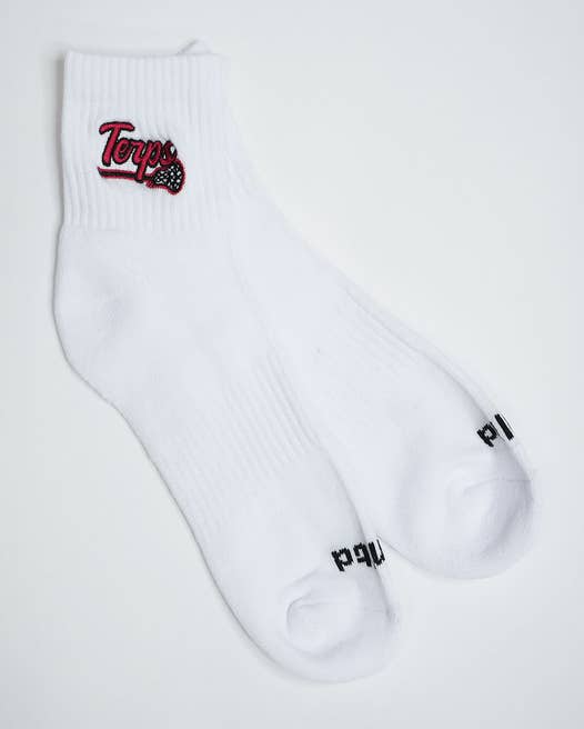 Terps Campus Ankle Socks - 2 Pack