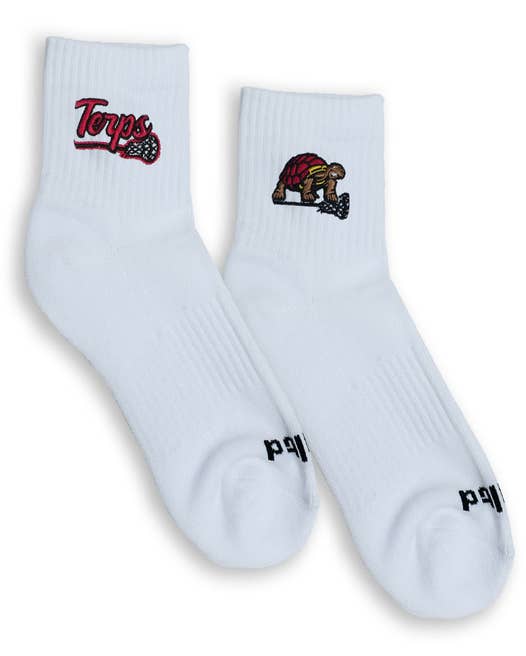 Terps Campus Lacrosse Socks - both logos