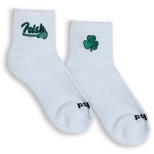 Irish Campus Lacrosse Socks both logos