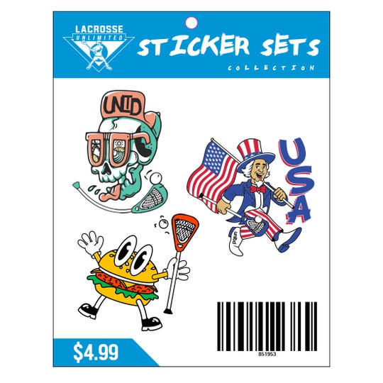Lacrosse Unlimited Sticker pack