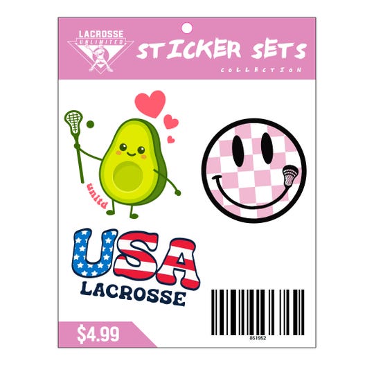 Lacrosse Unlimited sticker pack