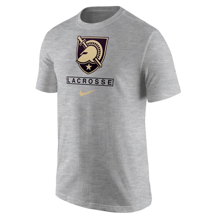 Nike Core Cotton Army Lacrosse Tee - Adult front view Nike Core Cotton Army Lacrosse Tee - Adult front view