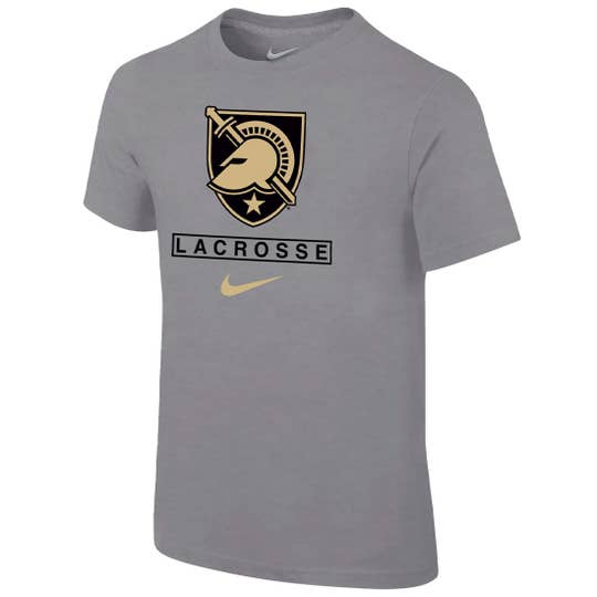 Nike Core Army lacrosse tee youth front view