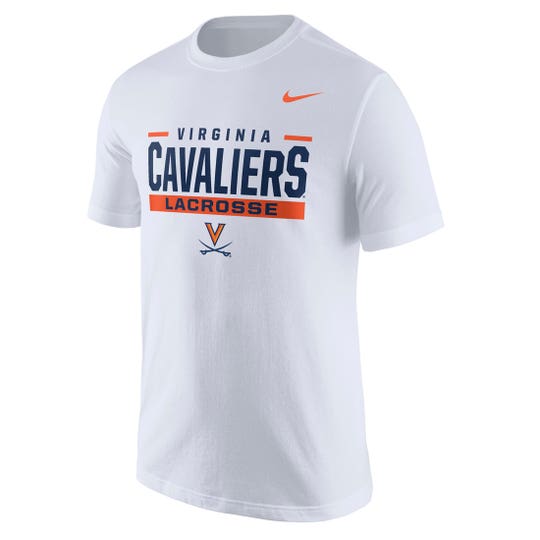 Nike Core Cotton Virginia Lacrosse Tee - Adult front view
