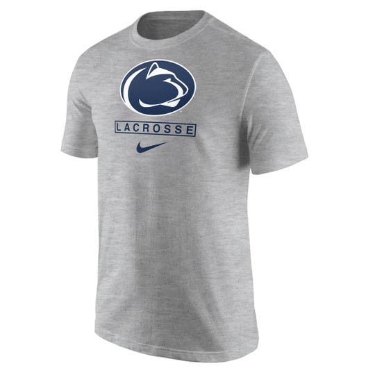 Penn State Nike Core Cotton Lacrosse Tee front view