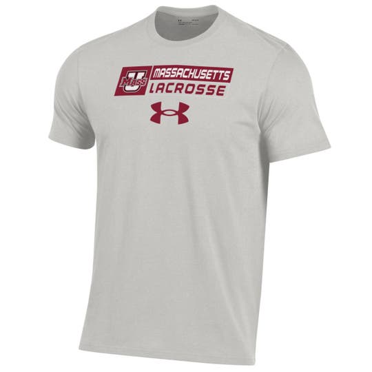 UMass lacrosse tee front view