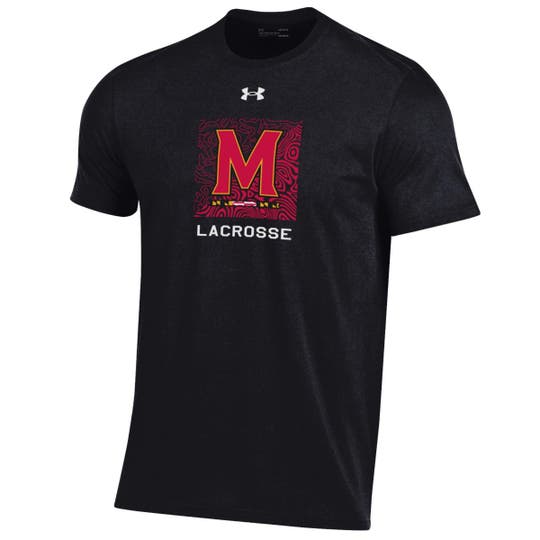 Maryland Lacrosse Under Armour perofrmance adult tee front view