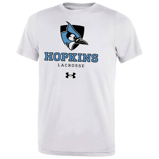 Johns Hopkins Under Armour Performance Lacrosse Tee - front view