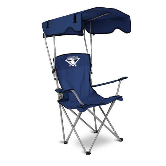 Lacrosse Unlimited sideline chair unfolded full view