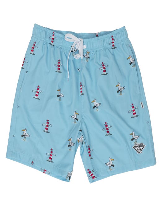 Seagull Swim Dodge Lacrosse Short front view