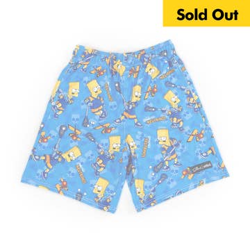 Simpsons Lacrosse Graphic Shorts