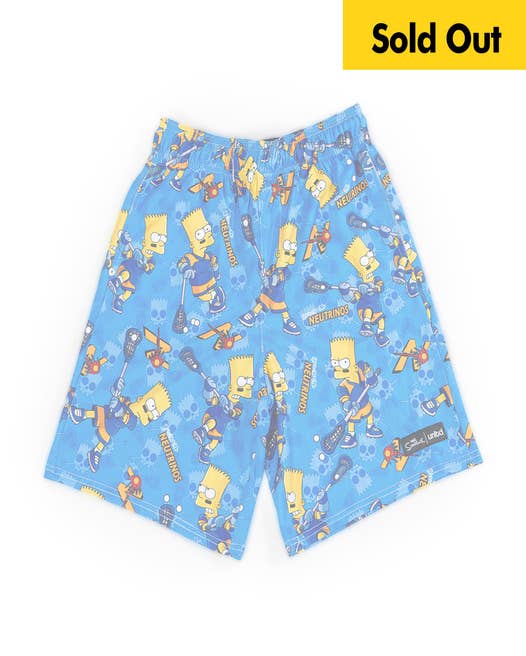 Simpsons Lacrosse Graphic Shorts