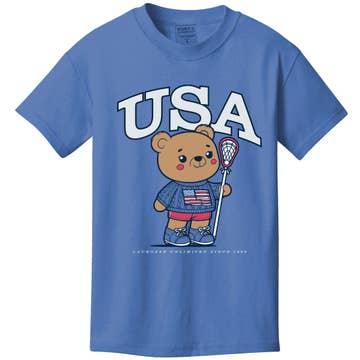 Girls USA Bear Tee 2024