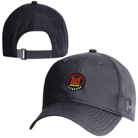 Under Armour Maryland Lacrosse Hat front and back view
