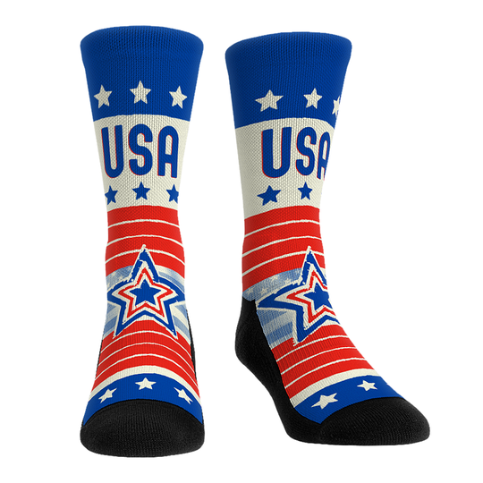 USA Stars and Stripes Lacrosse Socks