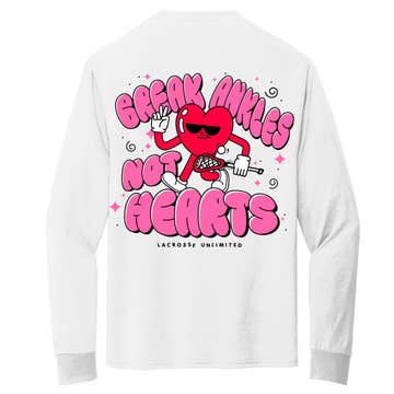 Break Ankles, Not Hearts 2024 Lacrosse Long Sleeve Tee back view