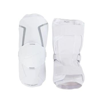 inside of elbow view of white nike vapor selects with straps 