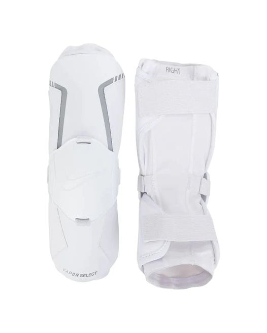 inside of elbow view of white nike vapor selects with straps 