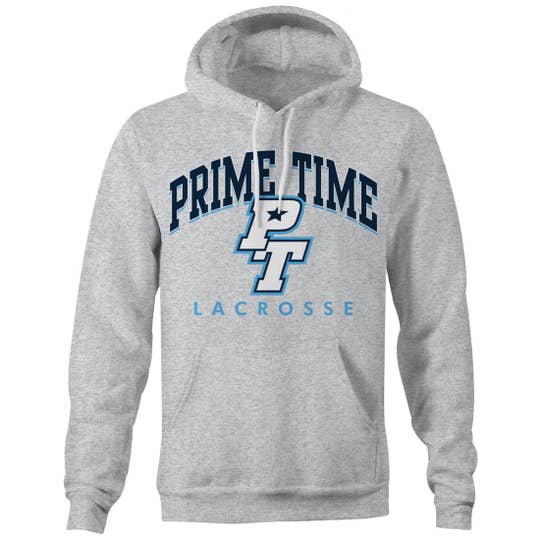 Prime Time Lacrosse Hoodie front view