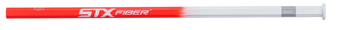 Fiber X Fade Lacrosse shaft red horizontal view