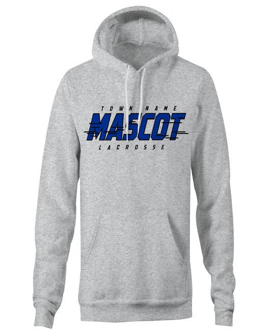 Custom Velocity Lacrosse Hoodie front view