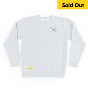 Simpsons Bart Jumpman Lacrosse Crewneck 