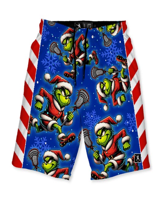 Grinchmas Lacrosse Shorts