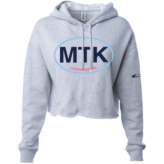 montauk hoodie MTK Lacrosse Co on front