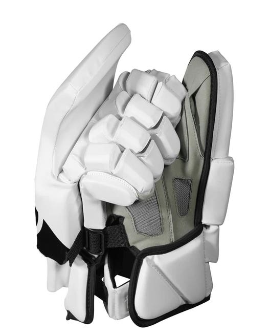Fatboy Box Lacrosse Goalie Gloves - White
