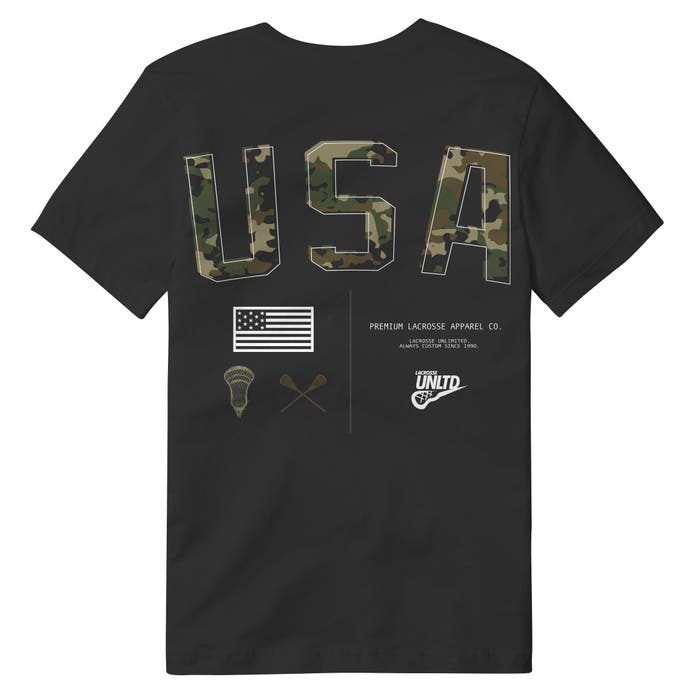 USA Camo Lacrosse Tee