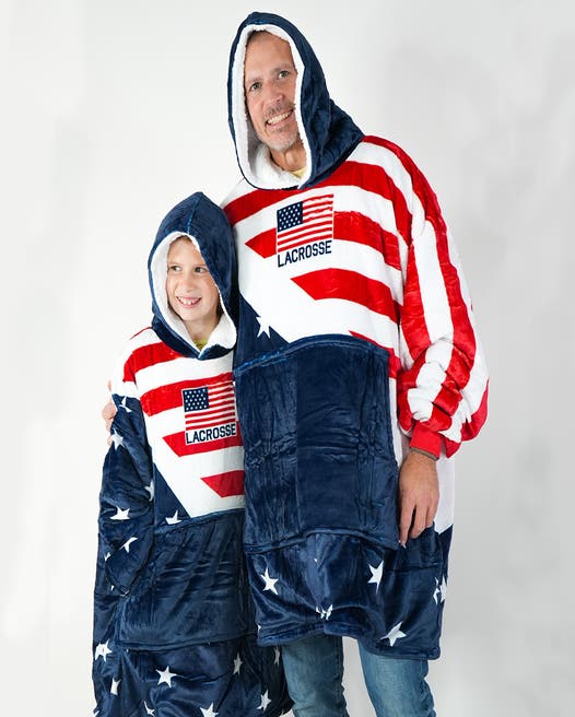 Oversized USA Blanket -Adult