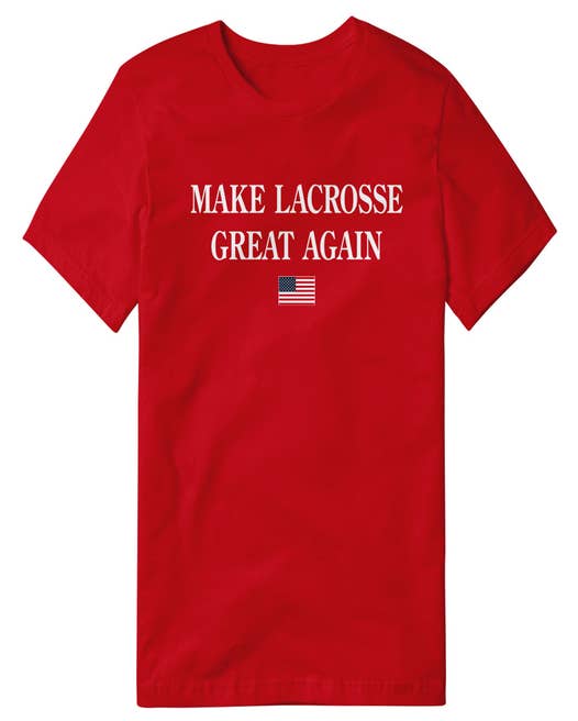 Make Lacrosse Great Again Tee- Red