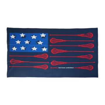 Stars and Sticks Lacrosse Towel