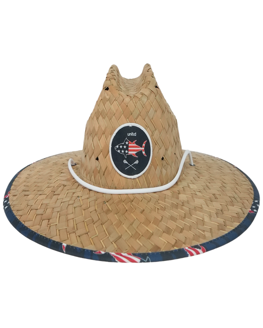 USA Lacrosse Straw Hat