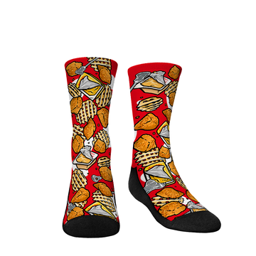 Chicken And Waffle Fries Lacrosse Socks