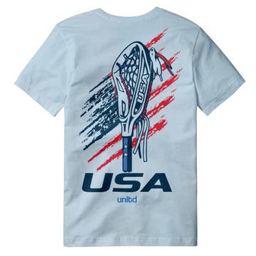 Retro USA Lacrosse Tee