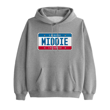 Middie Player Plate Lacrosse Hoodie
