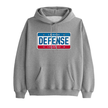 Defense Player Plate Lacrosse Hoodie