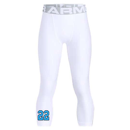 Under Armour HeatGear 3/4 Compression Pant - Youth front