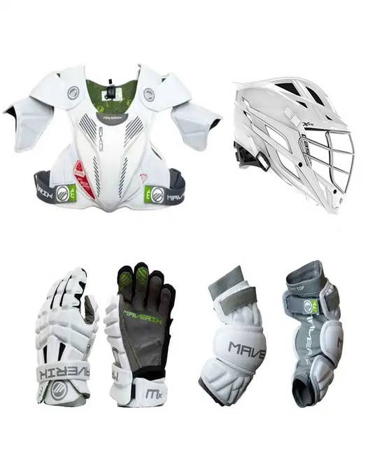 4-Piece Lacrosse Intermediate Set - XRS Pro (No Stick)