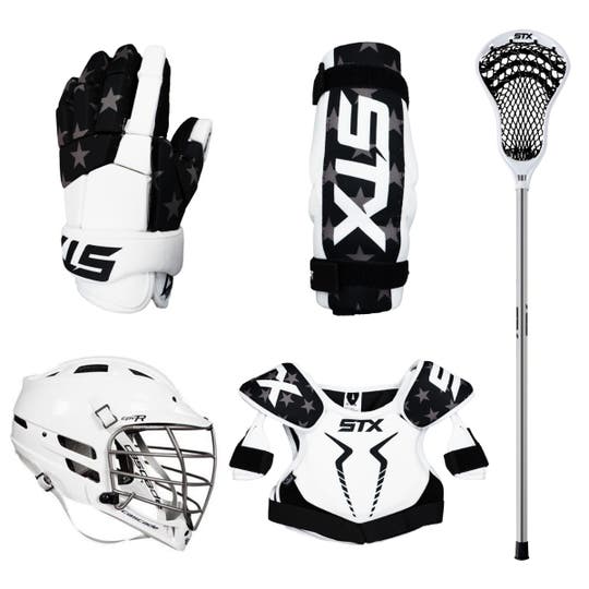 STX Stallion 75 5-Piece Starter set including gloves, arm pads, shoulder pads, stick and CPV-R helmet