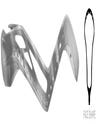 STX Aria Pro Chrome Dyed Women's Unstrung Lacrosse Head