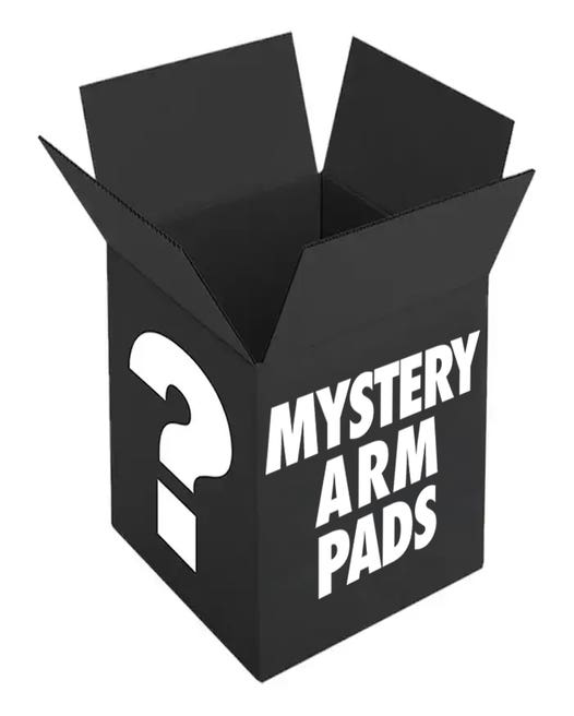 Mystery Men's Arm Pads