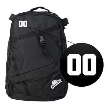 Overtime Black Junior Lacrosse Backpack