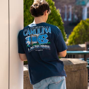 North Carolina Lacrosse Graphic Tee