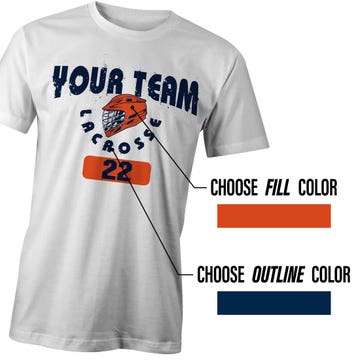 Custom Explode Lacrosse Tee