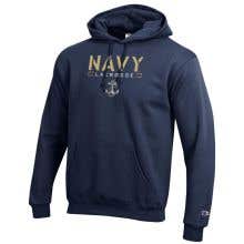 Navy Midshipmen Lax Hoodie Adult