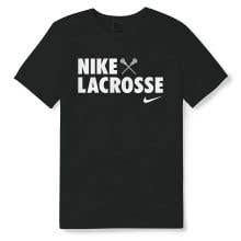 Nike Swoosh Black Lacrosse Tee - Youth
