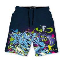 Graffiti Lacrosse Shorts - Front