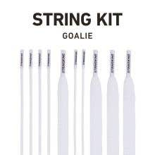 High Performance StringKing Grizzly Goalie String kit in White. Waterproof, Fast Break-in.
